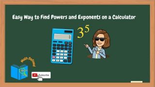 How to use a scientific calculator to Find Powers and Exponents on a Calculator|Math Defined